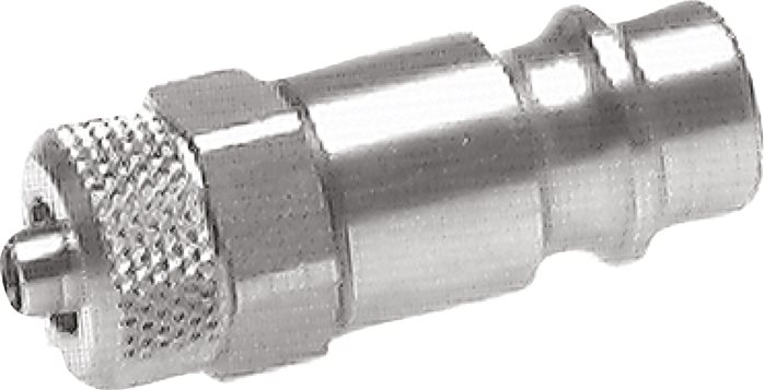 Exemplary representation: Coupling plug with union nut, 1.4305